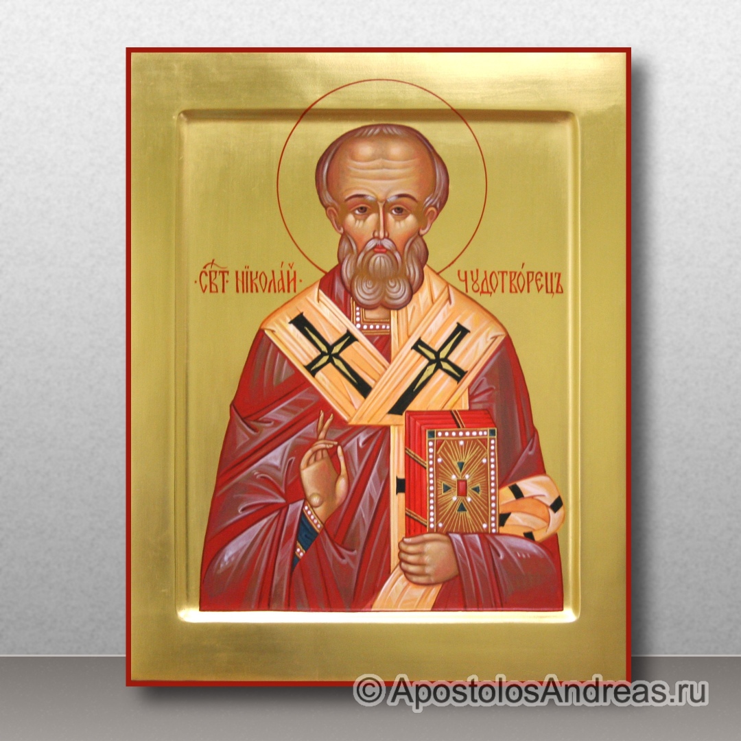Икона Николай Мирликийский, чудотворец | Образец № 17