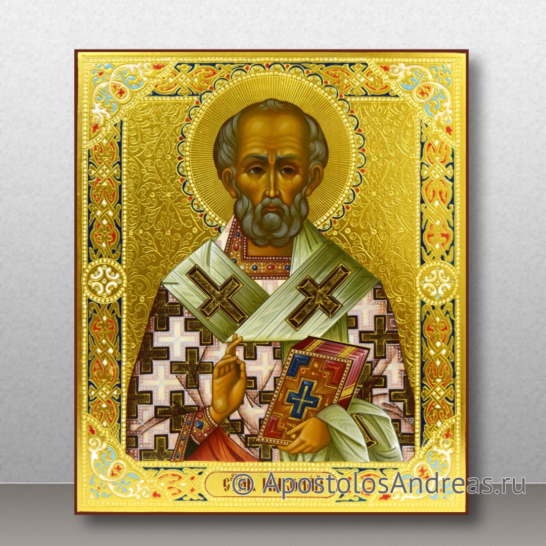 Икона Николай Мирликийский, чудотворец | Образец № 25