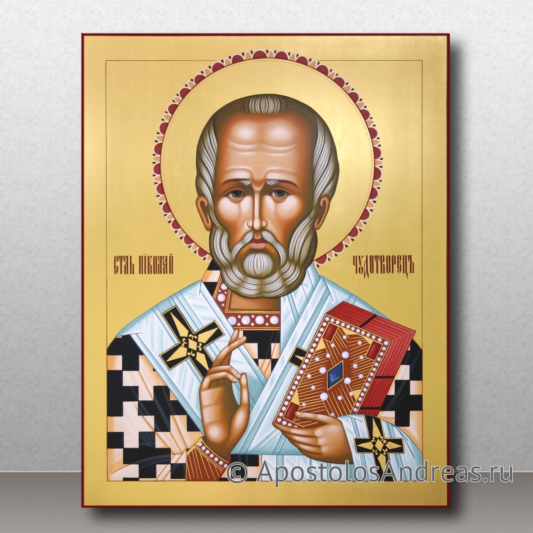 Икона Николай Мирликийский, чудотворец | Образец № 43