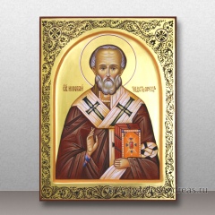 Икона Николай чудотворец (арочный ковчег, орнамент), миниатюра № 68