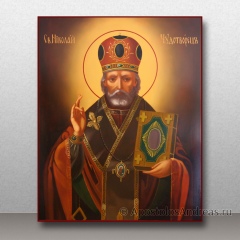 Икона Николая Мирликийского чудотворца, миниатюра № 70