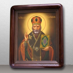 Икона Николая Мирликийского чудотворца (в киоте), миниатюра № 71