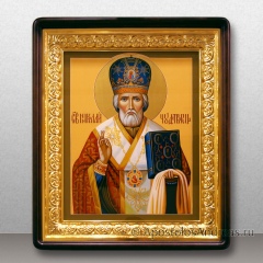 Икона Храмовая Николая чудотворца (в киоте с резной рамой), миниатюра № 73