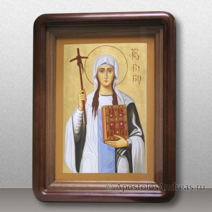 Рукописная икона Нина равноапостольная, просветительница Грузии