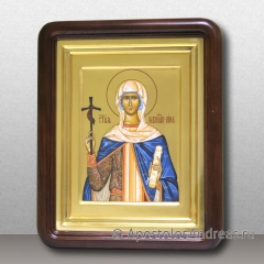 Икона Нина равноапостольная, просветительница Грузии, миниатюра № 9