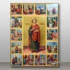 Икона Пантелеймон целитель, великомученик, миниатюра № 10