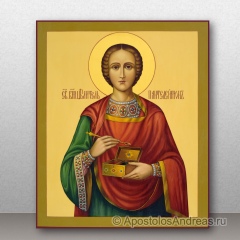 Икона Пантелеймон целитель, великомученик, миниатюра № 1