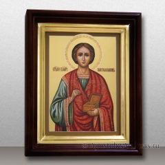 Икона в киоте Пантелеймон целитель, миниатюра № 33