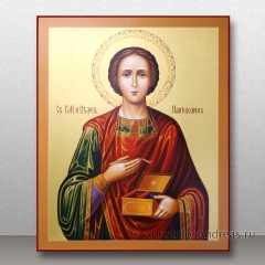 Икона Пантелеймон целитель (с золочением фона), миниатюра № 34