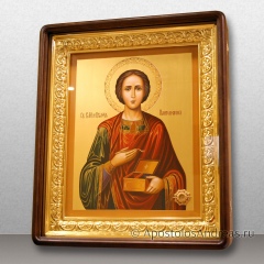 Икона Пантелеймон целитель (в киоте с резной рамой), миниатюра № 35