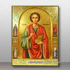 Икона Пантелеймон целитель, великомученик, миниатюра № 9