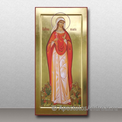 Рукописная икона Пелагия Тарсийская, дева, мученица