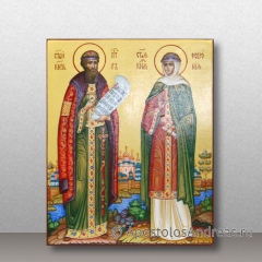 Икона Петр и Феврония Муромские, чудотворцы, миниатюра № 11