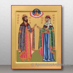 Икона Петр и Феврония Муромские, чудотворцы, миниатюра № 14