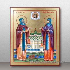 Икона Петр и Феврония Муромские, чудотворцы, миниатюра № 18