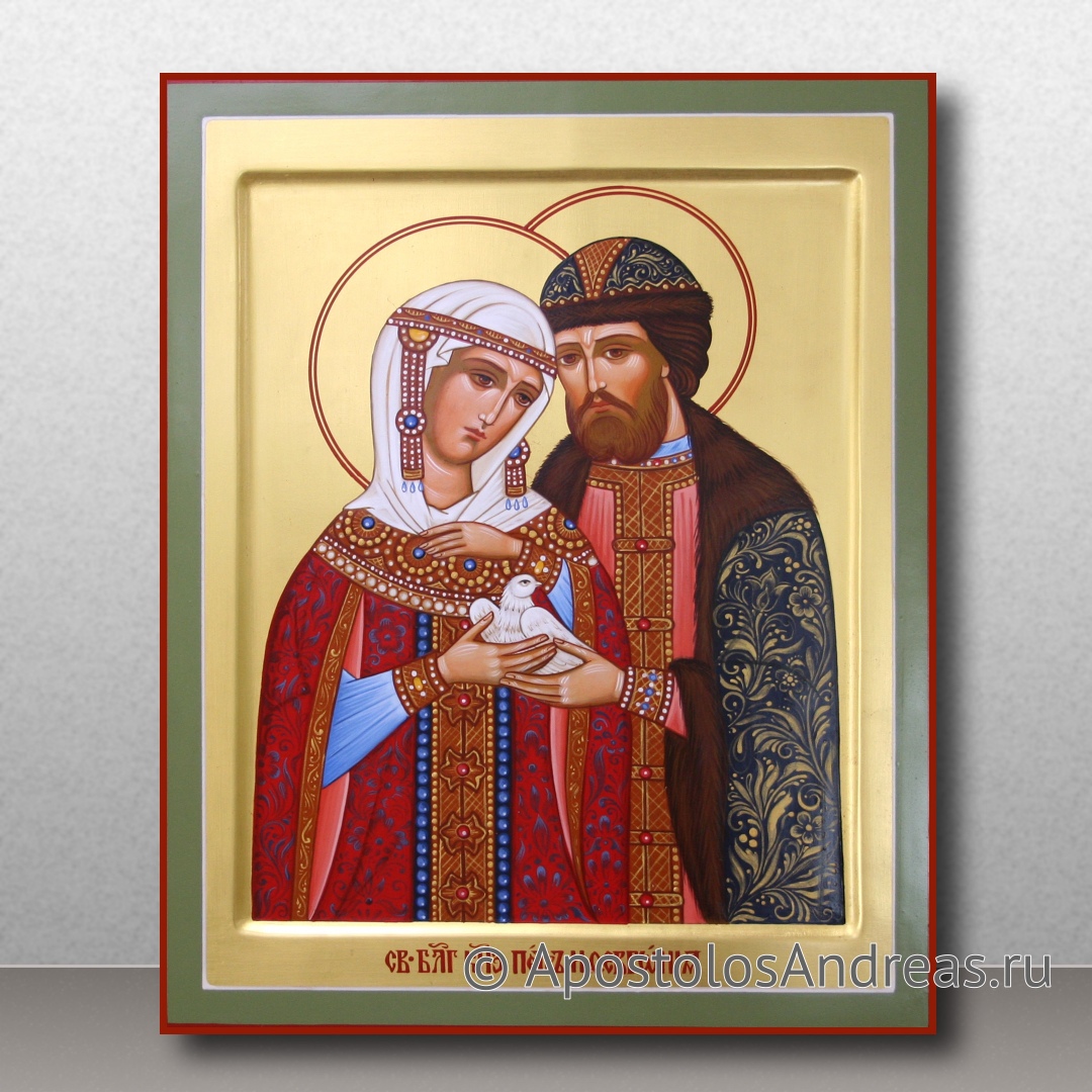 Икона Петр и Феврония Муромские, чудотворцы | Образец № 42