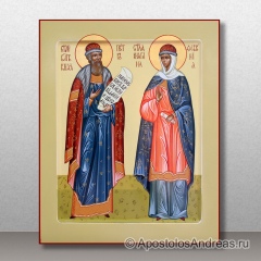 Икона Петр и Феврония Муромские, чудотворцы, миниатюра № 7