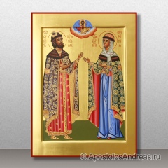 Икона Петр и Феврония Муромские, чудотворцы, миниатюра № 8