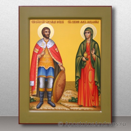 Рукописная икона Семейная икона #09