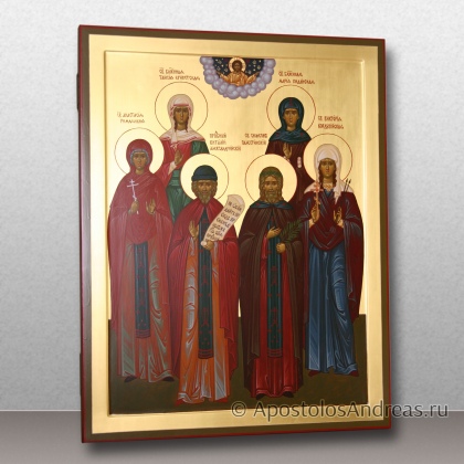 Рукописная икона Семейная икона #36