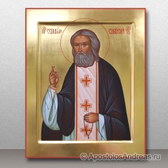 Икона Серафим Саровский, преподобный, миниатюра № 4