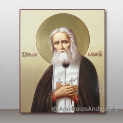 Икона Серафим Саровский, преподобный, миниатюра № 8