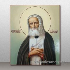 Икона Серафим Саровский, преподобный, миниатюра № 9