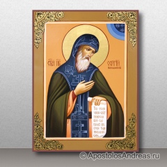 Икона Сергий Валаамский, преподобный, миниатюра № 2