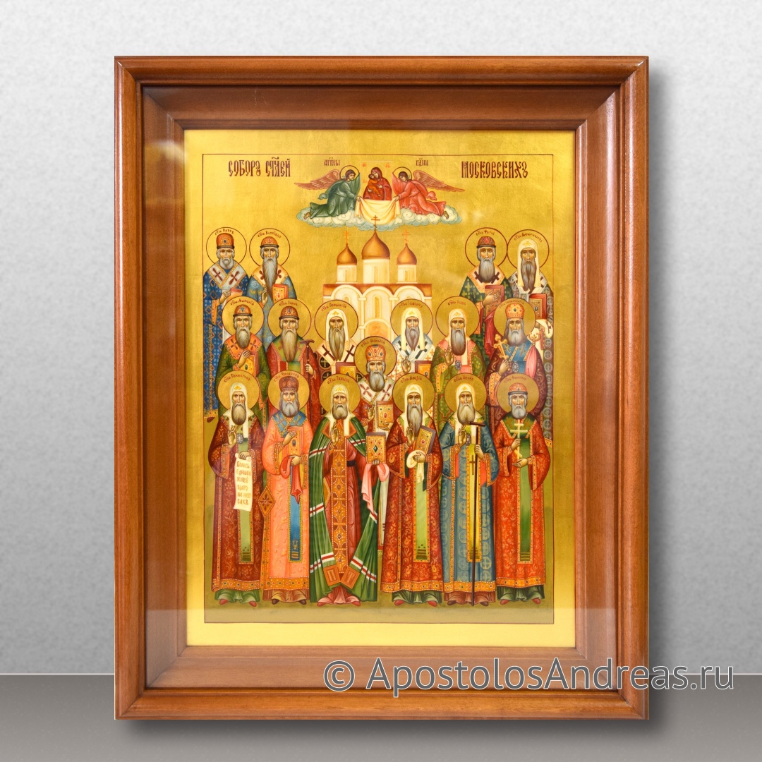 Икона Собор Московских святителей | Образец № 2