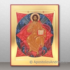 Икона Спас в силах, сусальное золочение фона, миниатюра № 1