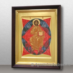 Икона Спаса в силах, с золочением, в киоте, миниатюра № 2