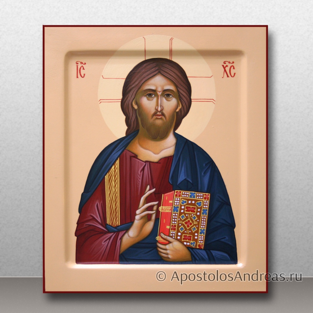 Икона Спаса Вседержителя (без золочения), образец № 50