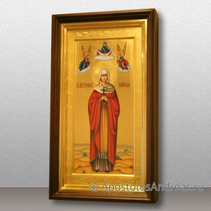 Рукописная икона Стефанида Дамасская, мученица