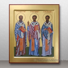Икона Василий Великий, Григорий Богослов, Иоанн Златоуст, миниатюра № 2