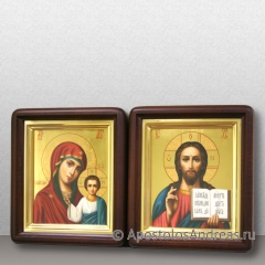 Икона Венчальная пара #18 (в киотах), миниатюра № 1