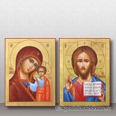 Икона Венчальная пара #07, миниатюра № 1