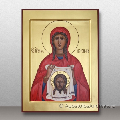 Рукописная икона Вероника Кровоточивая, Палестинская, праведная