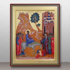 Икона Вход Господень в Иерусалим, миниатюра № 3