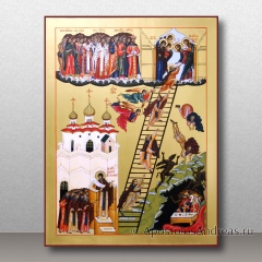 Икона Видение Иоанна Лествичника, миниатюра № 1