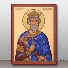 Икона Владимира князя (с золочением нимба), миниатюра № 28