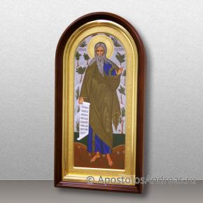 Икона Адама с гравировкой, в киоте с арочным верхом, миниатюра № 1