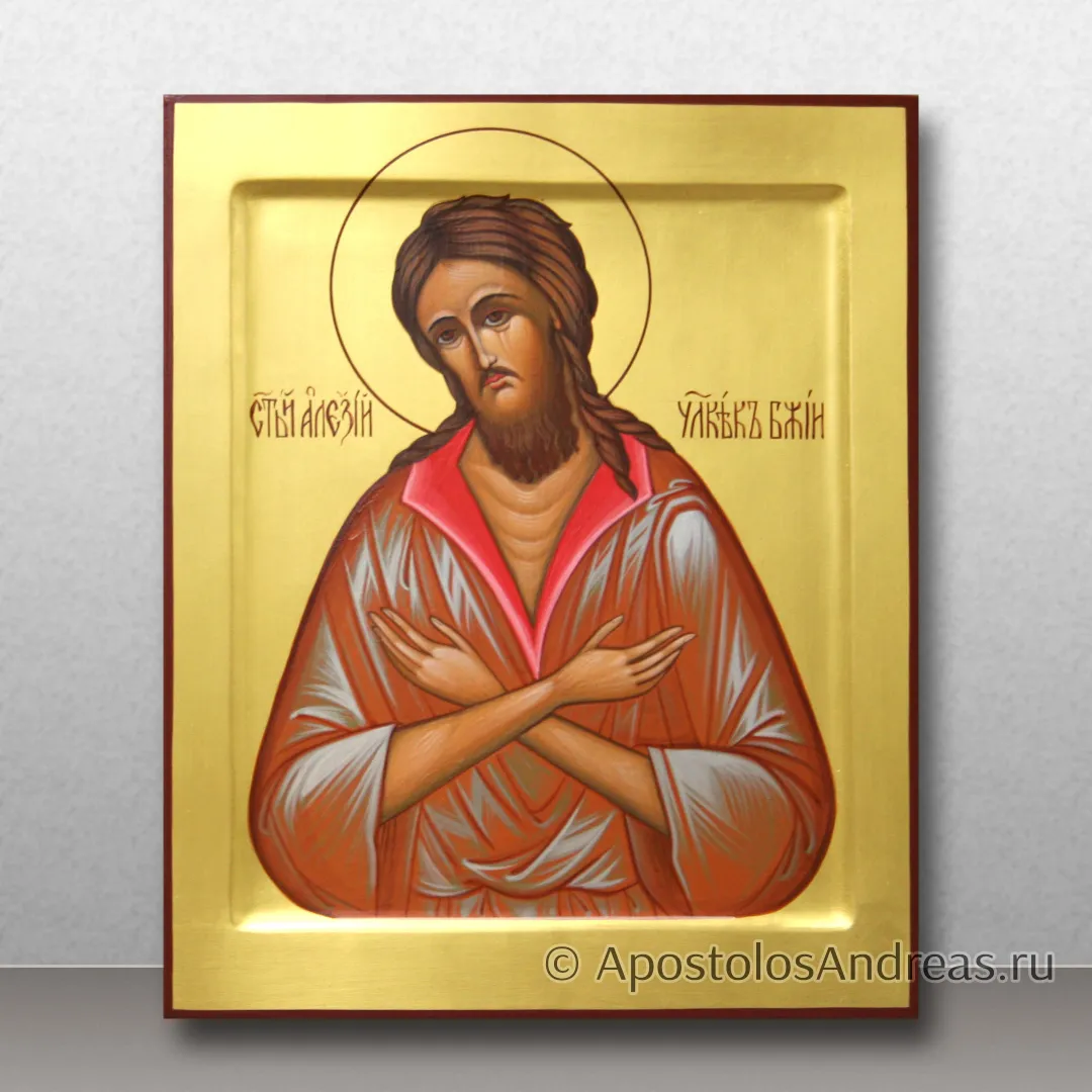 Именная икона Алексий человек Божий, 18x24, 2025 — образец № 12