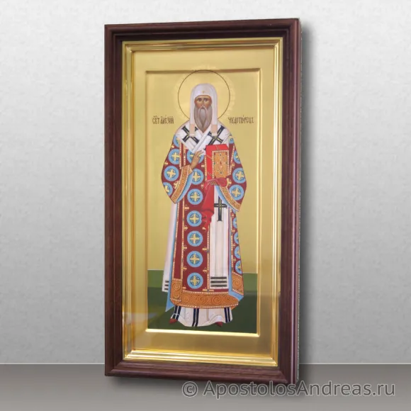 Рукописная икона Алексий митрополит Московский, святитель (Алексей)