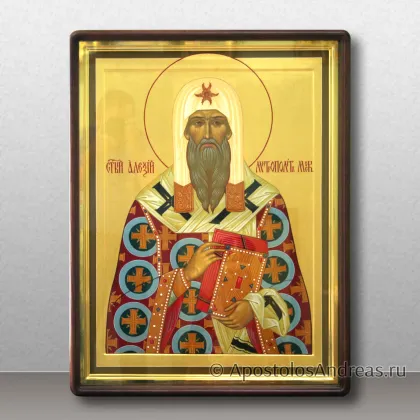 Храмовая икона в киоте Алексия митрополита Московского, миниатюра № 3
