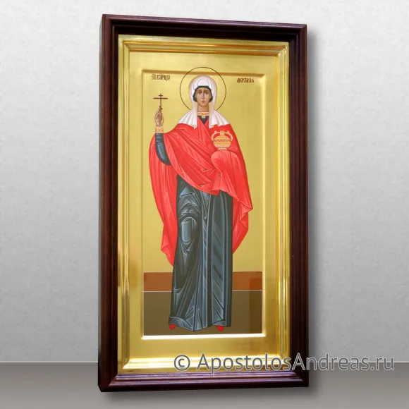 Рукописная икона Анастасия Узорешительница, Римляныня, великомученица