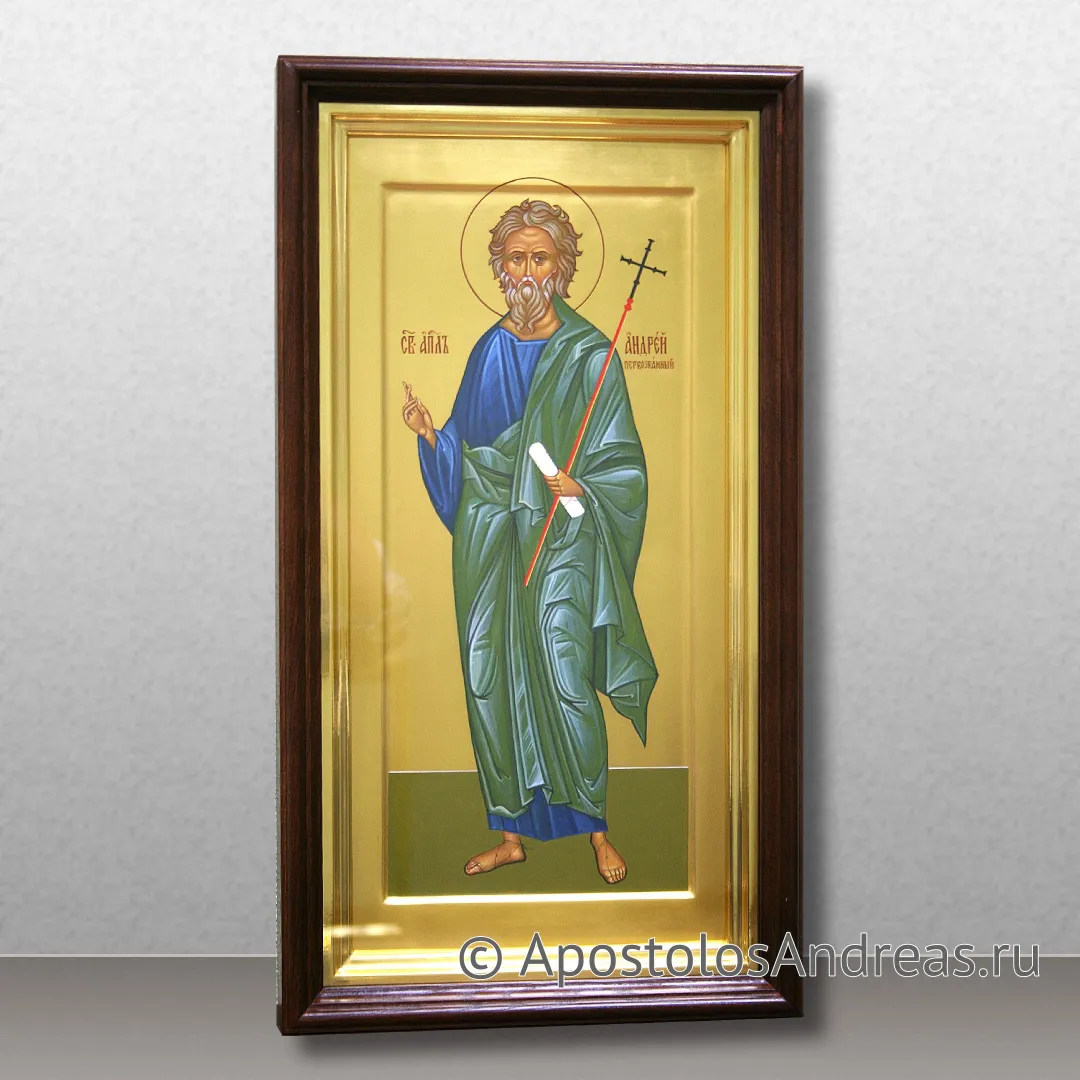 Мерная икона в киоте Андрей Первозванный, 2021 — образец № 19