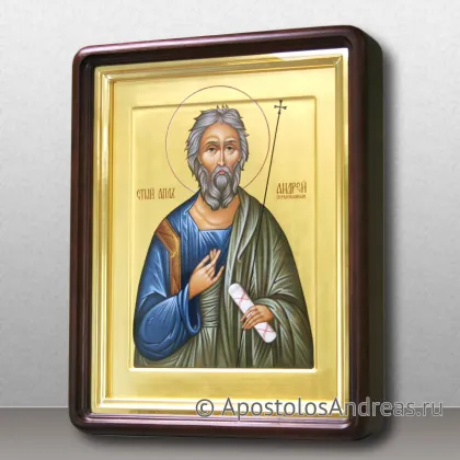 Икона в киоте для Храма – Андрей апостол — миниатюра № 26