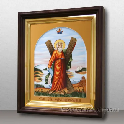 Живописная икона Андрея Первозванного (в киоте) — миниатюра № 52