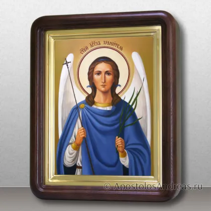 Икона в киоте Ангел Хранитель в стиле реализм, миниатюра № 35