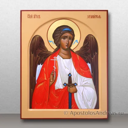 Икона Ангел Хранитель с золочением нимба, миниатюра № 43